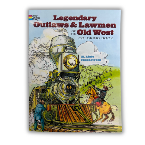 Legendary Outlaws & Lawmen of the Old West Coloring Book - Wall Drug Store