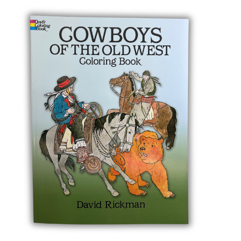 Cowboys of the Old West Coloring Book - Wall Drug Store