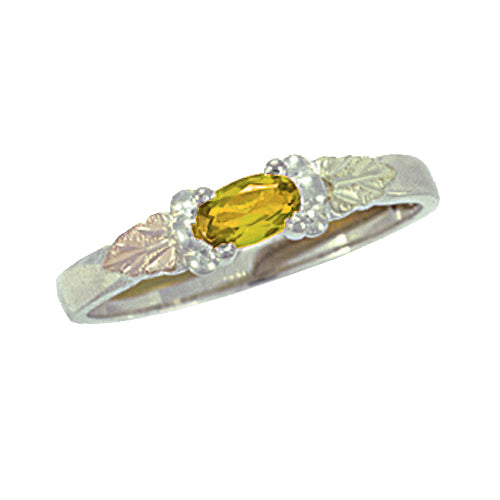 Landstrom's Black Hills Gold Sterling Silver Birthstone Ring - November - Wall Drug Store