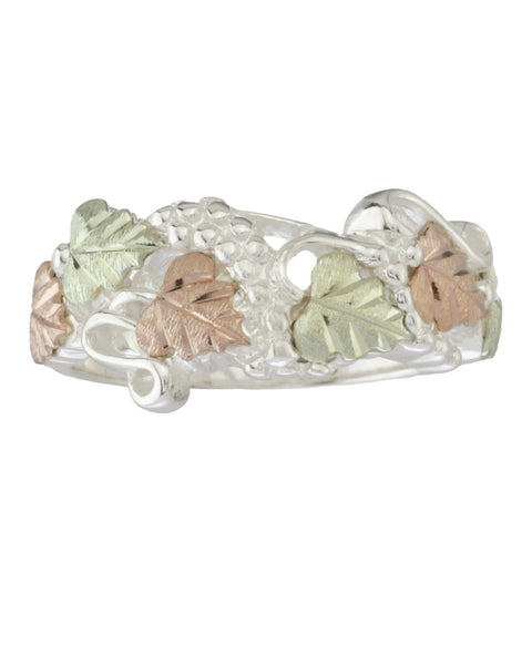 Black Hills Gold Sterling Silver Leaf Ladies' Ring - Wall Drug Store