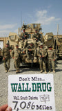 Miles to Wall Drug Sign - Wall Drug Store