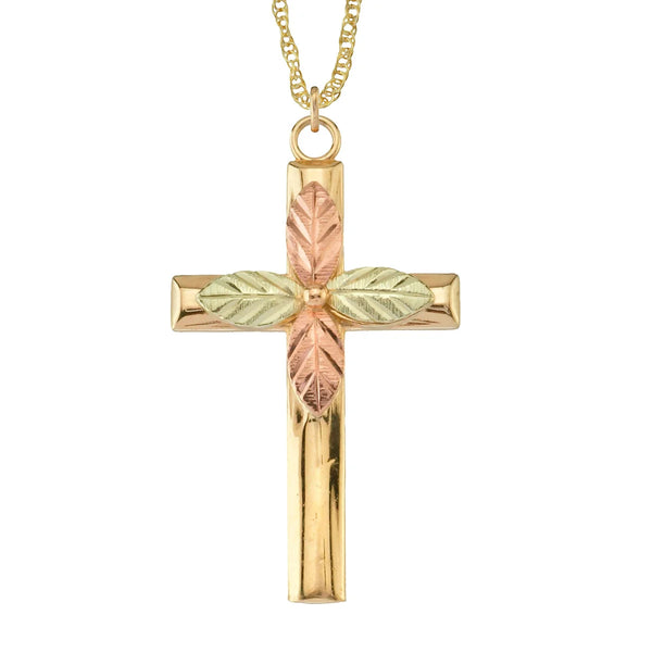 Black Hills Gold 10K Cross Pendant - Wall Drug Store