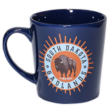 Badlands Blue and Orange Token Mug - Wall Drug Store