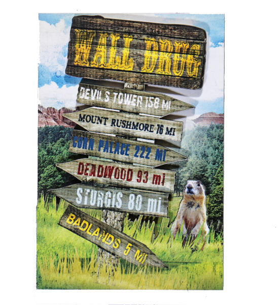 Wall Drug Sign 3D Magnet - Wall Drug Store