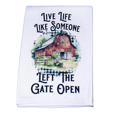 Live Life Kitchen Towel - Wall Drug Store