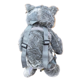 Grey Wolf Plush Backpack - Wall Drug Store