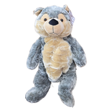 Grey Wolf Plush Backpack - Wall Drug Store