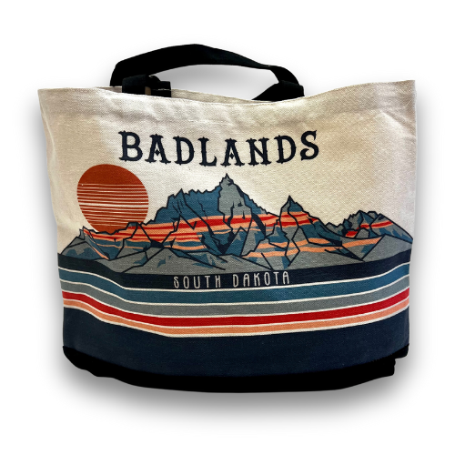Vintage Badlands Canvas Tote Bag - Wall Drug Store