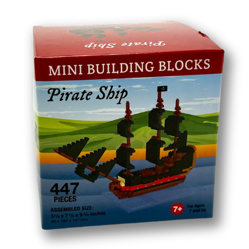 Pirate Ship Mini Building Blocks - Wall Drug Store