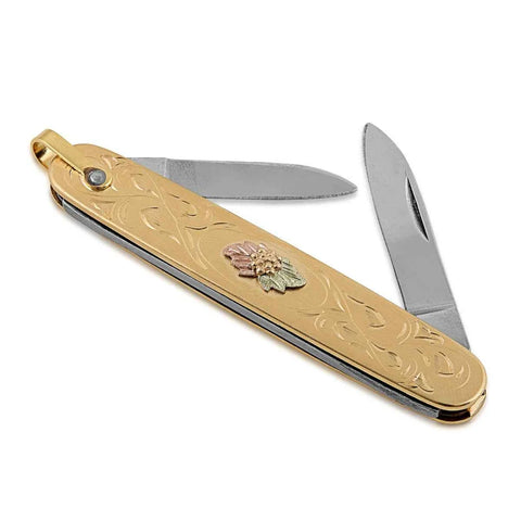Black Hills Gold 10k Gold Pocket Knife - Wall Drug Store