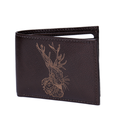 Leather Bifold Wallet - Jackalope | Wall Drug Store