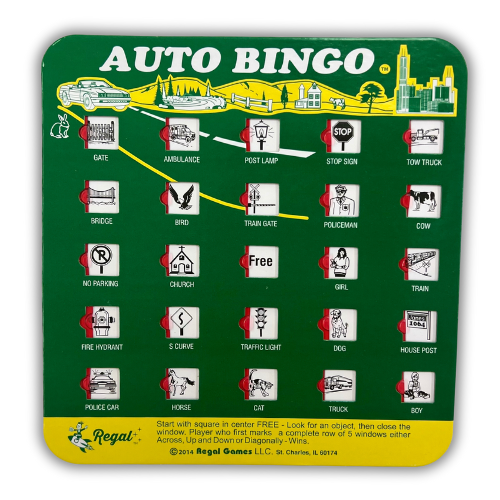 Travel Auto Bingo Green Card - Wall Drug Store
