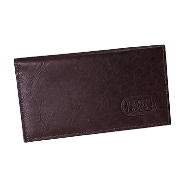 Leather Checkbook Wallet - Wall Drug Store