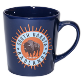 Badlands Blue and Orange Token Mug - Wall Drug Store