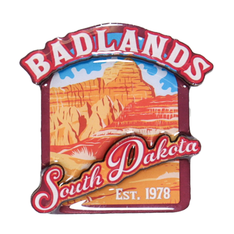 Badlands South Dakota 3D Magnet - Wall Drug Store
