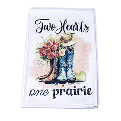 Two Hearts One Prairie Kitchen Towel - Wall Drug Store