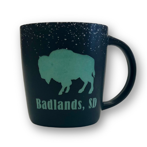 Teal Buffalo Badlands SD Mug - Wall Drug Store