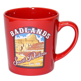 Badlands South Dakota Red Mug - Wall Drug Store