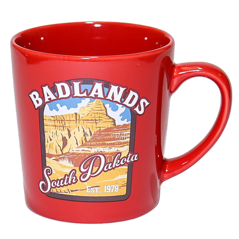 Badlands South Dakota Red Mug - Wall Drug Store