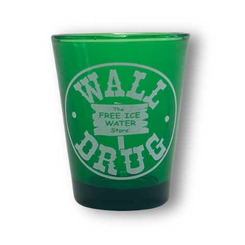 Iconic Green Wall Drug Shot Glass - Wall Drug Store