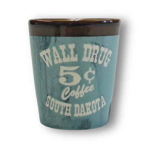 Wall Drug Marble 5 Cent Coffee Shot Glass - Wall Drug Store