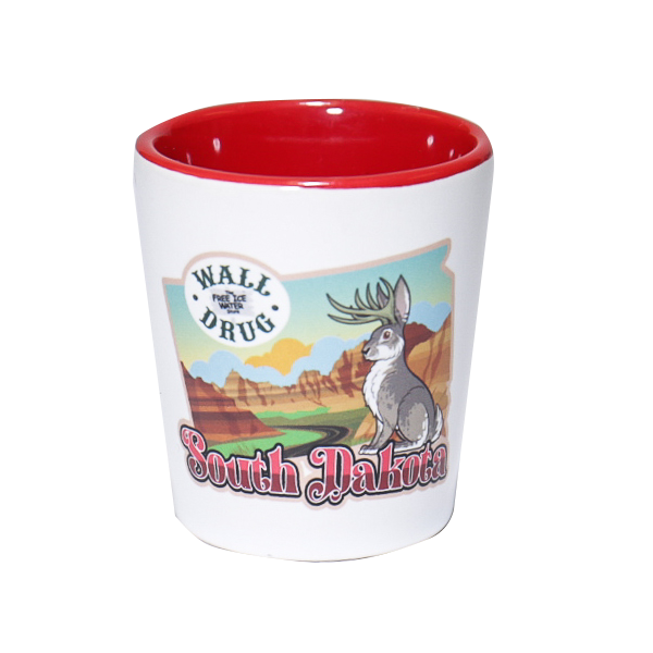 Wall Drug Jackalope Collectors Shot Glass - Wall Drug Store