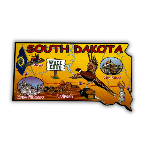 South Dakota State Magnet - Wall Drug Store