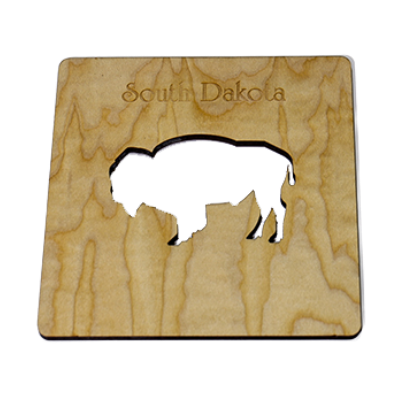 Buffalo Wood Cut Trivet - Wall Drug Store