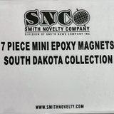 7 pc.  Mini Epoxy South Dakota Magnet Collection - Wall Drug Store