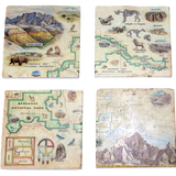 Badlands Ceramic Coaster Set - Wall Drug Store