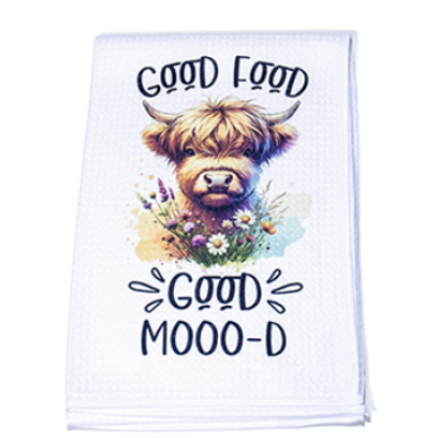 Good Food Good Mood Kitchen Towel - Wall Drug Store