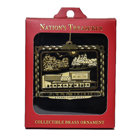 Western South Dakota Collectible Brass Ornament