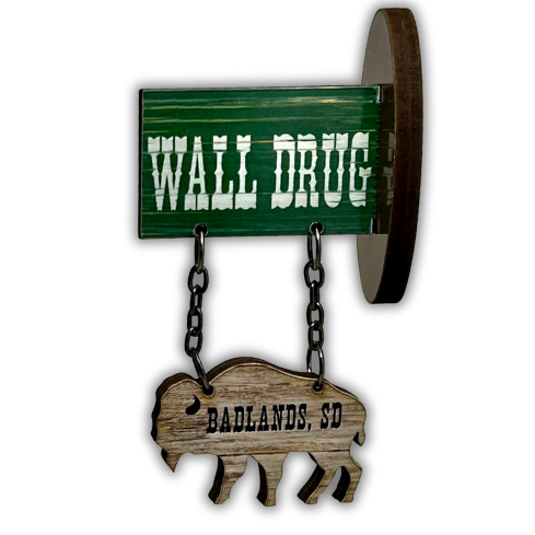 Wall Drug Hanging Buffalo Magnet - Wall Drug Store