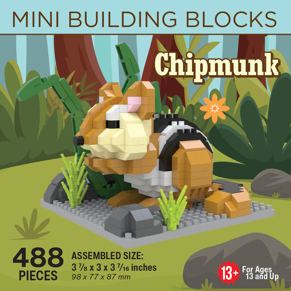 Chipmunk Mini Building Blocks - Wall Drug Store