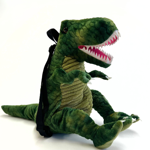 Dinosaur plush backpack sale