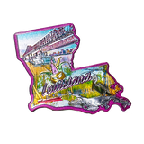 50 States Outline Foil Magnets