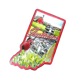 50 States Outline Foil Magnets