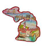 50 States Outline Foil Magnets