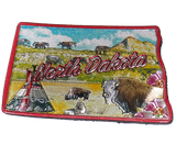 50 States Outline Foil Magnets