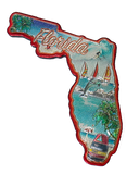 50 States Outline Foil Magnets