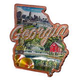 50 States Outline Foil Magnets