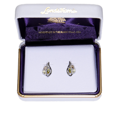 Landstrom's Black Hills Gold & Silver Birthstone Post Earrings - November - Wall Drug Store