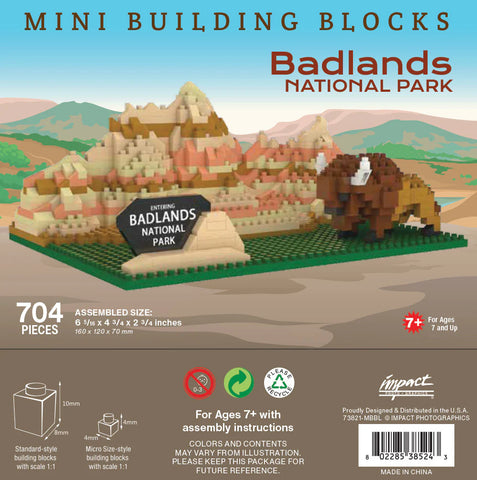 Badlands National Park Mini Building Blocks