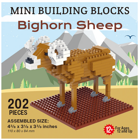 Bighorn Sheep Mini Building Blocks
