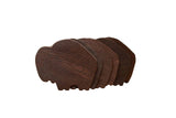 Leather Buffalo Coasters - Set of 6 - Wall Drug Store