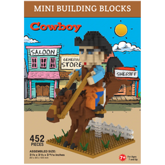 Cowboy Mini Building Blocks - Wall Drug Store