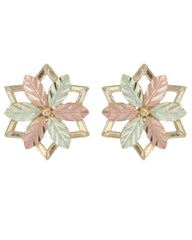 Black Hills Gold Floral Earrings - Wall Drug Store