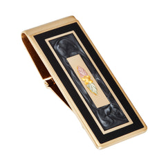 Landstrom's Black Hills Gold Tone Money Clip - Wall Drug Store