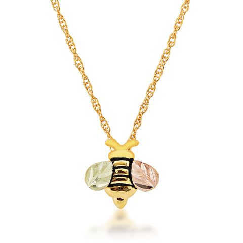 Landstrom's Black Hills Gold Bumble Bee Pendant - Wall Drug Store