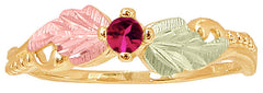Black Hills Gold Ruby Ring - Wall Drug Store